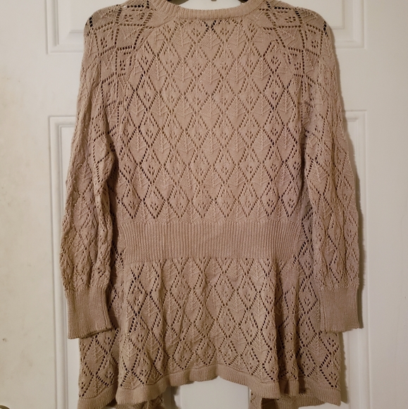Basic editions women's Small open front cardigan - Picture 3 of 6